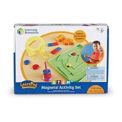 Learning Resources LRNLER2833 STEM Magnets Activity Set, Multi Color