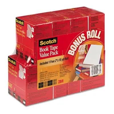 3M Book Repair Tape 8-Roll Multi-Pack 15-Yard Rolls Core