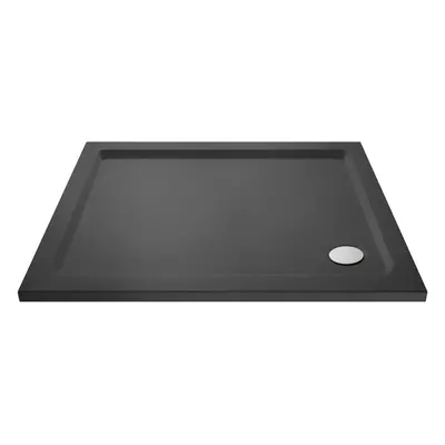 1100mm x 700mm Premium Rectangular Shower Tray - Slate Grey