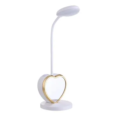 (Golden) Multifunctional USB Rechargeable Touch Dimmable LED Table Lamp Pen Holder Mobile Phone 