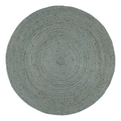 (olive green, 106) vidaXL Handmade Rug Living Room Floor Carpet Area Rug Floor Mat Jute Round