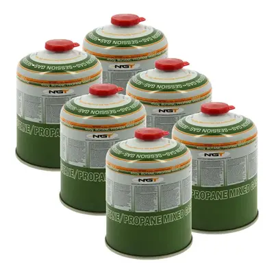 Pack of NGT 450g Butane / Propane Gas Canisters Jet Boil Hiking Fishing