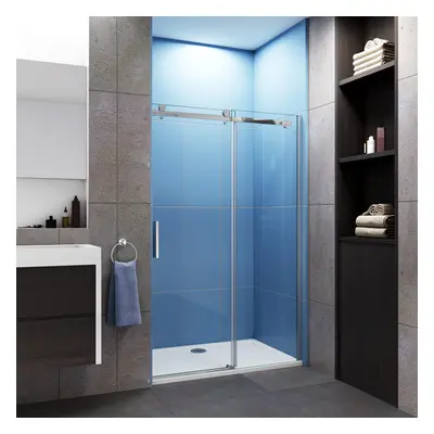 (1100mm) Bathroom Frameless Sliding Shower Enclosure Door