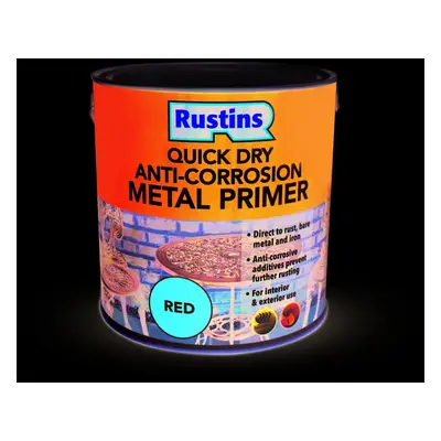 Rustins Anti Corrosive Metal Primer - Red 2.5ltr