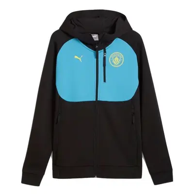 (L) Manchester City Black Pumatech Hoodie 2024/25