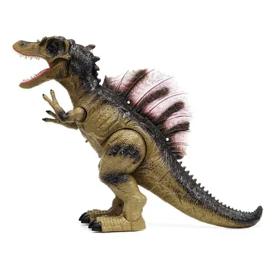 (A) Walking Dinosaur Spinosaurus Light Up Kids Toys Figure Sounds Real Movement LED