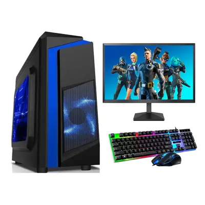 FCS Fast Gaming Intel Core i5-457016GB RAM 1TB HDD+128GB SSD PC Bundle & 22" Monitor