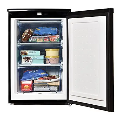 Igenix IG355B Freestanding Under Counter Freezer with Large Drawers, Reversible Door, Litre Free