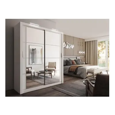 (White Matt) Arti - Sliding Door Wardrobe 181cm