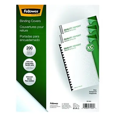 Fellowes Clear Letter PVC Covers