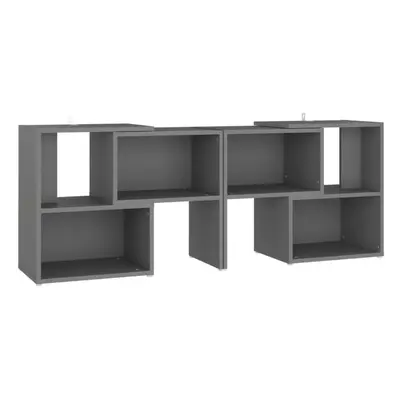 vidaXL TV Cabinet Grey Engineered Wood Indoor Stereo Cabinet TV Stand Unit