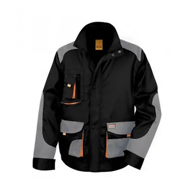 (M, Black/Grey) Result Work-Guard Mens Lite Jacket