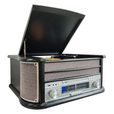 (Black) Denver MCR-50 CD Cassette Record Player HiFi