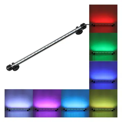 (EU Plug) 38cm Bluetooth APP RGB LED Aquarium Fish Tank Lights Submersible Strip Bar Lamp