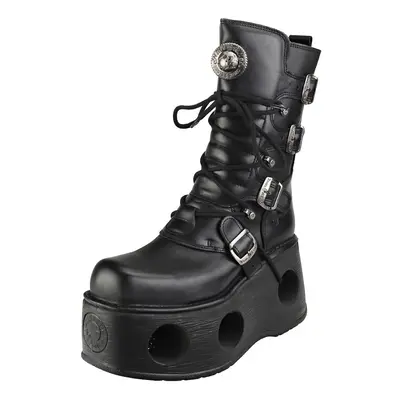 (6) New Rock Space Metallic Neptuno Boots Unisex Platform Boots