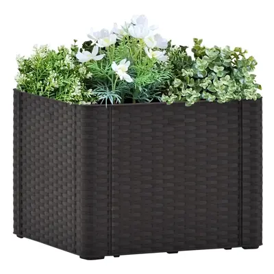 vidaXL Garden Raised Bed with Self Watering System Anthracite cm Planter