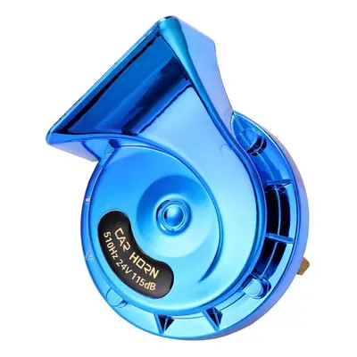 (Blue, 24v) Car Air Horn Loud