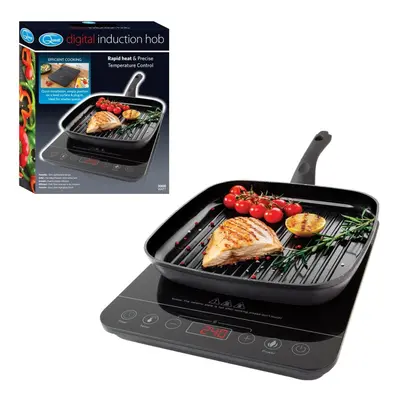 Quest Digital Single Induction Hob/Hot Plate, Heat & Timer Control