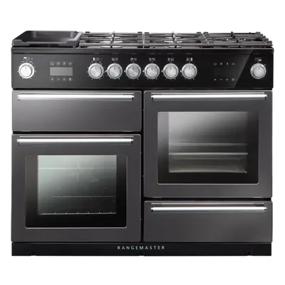 Rangemaster Nexus Steam 110cm Dual Fuel Range Cooker - Slate - A Rated