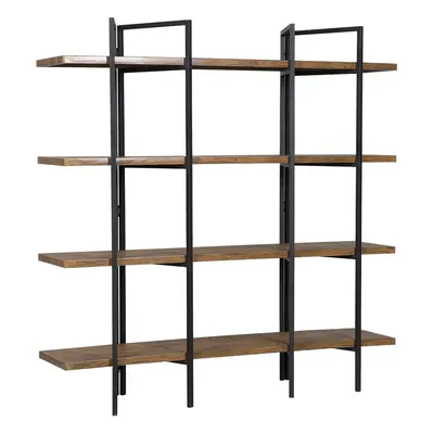 4 Tier Bookcase COMPTON Dark Wood