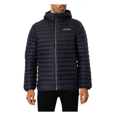 (Black, L) Berghaus Mens Vaskye Jacket Outdoor Hooded Puffer Coat