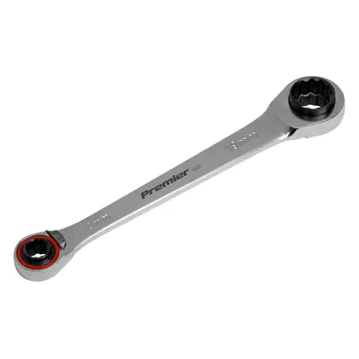 PRO 4-in-1 Double Ended Reversible Ratchet Ring Spanner - Steel Metric Wrench