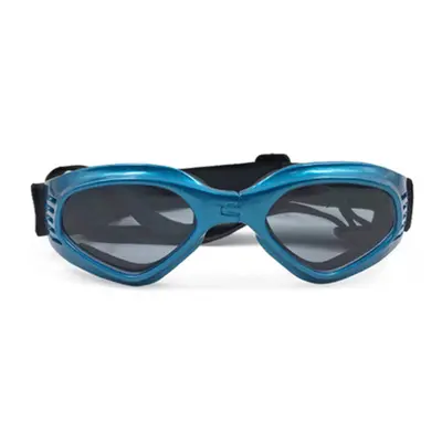 (Blue) Foldable Pet Dog Glasses Goggles Eye Wear Protection UV Sunglasses