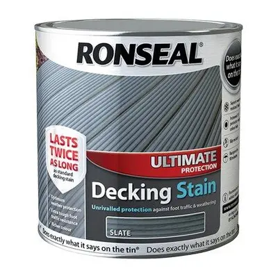 Ronseal Ultimate Protection Decking Stain Slate 2.5 Litre