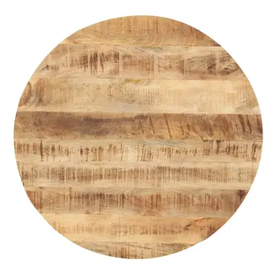 vidaXL Table Top Solid Mango Wood Round 25-27mm 80cm Replacement Table Top