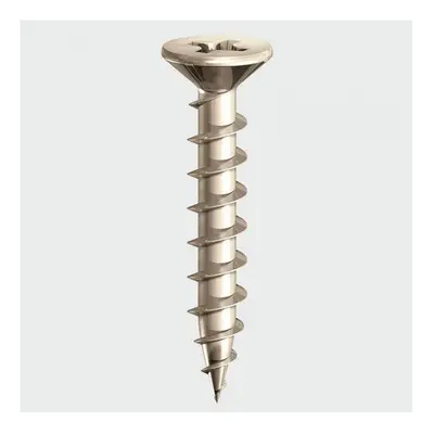 TIMco 203SS PVC Window Screw Ribed Gimlet Point CSK S/S 4.3 x 35mm Box of 1,000