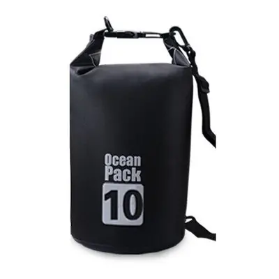 (Black, 10L) PVC Outdoor Diving Compression Swimming Dry Waterproof Bags Storage Bag For Unisex 