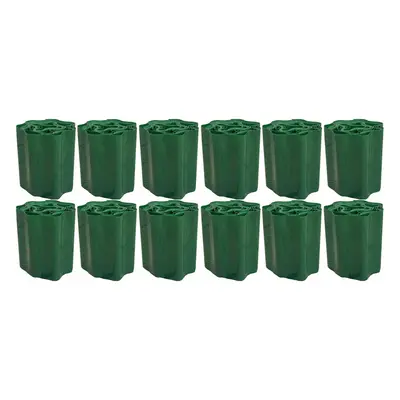 Set of Green Plastic Garden Lawn Edging (9m x 15cm Roll)