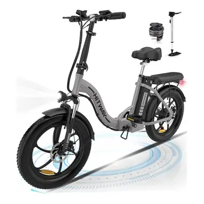 (Grey) HITWAY Bk6s Electric Bike Ebikes up 90KM