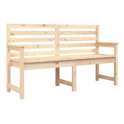 (natural pine, 159.5 x x 91.5 cm) vidaXL Garden Bench Outdoor Picnic Bench Camping Wooden Bench 