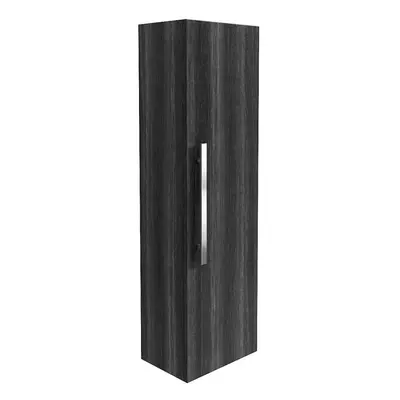 NRG 1200mm Grey High Cabinet Wall Mounted Cupboard Tall Bathroom Storage Unit