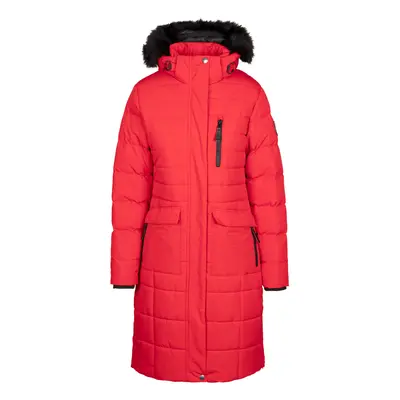 (8, Red) Trespass Womens Padded Jacket Long Length Sasha