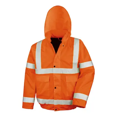 (3XL, Fluorescent Orange) Result Core Unisex Adult Hi-Vis Winter Blouson Jacket