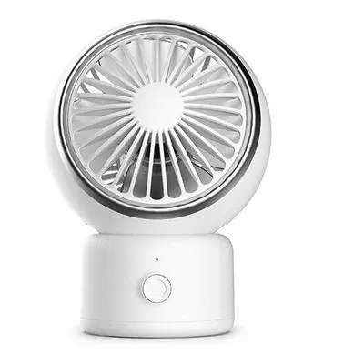 (White, Oscillating Fan;) 3-Speed Portable Cooling USB Desktop Fan Personal with Rotation Adjust