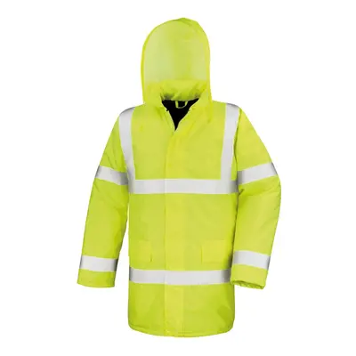 (L, Fluorescent Yellow) Result Core Unisex Adult Motorway Hi-Vis Jacket