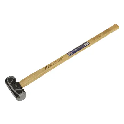 6lb Hardened Sledge Hammer - Hickory Wooden Shaft - Drop Forged Carbon Steel