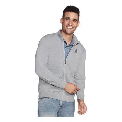 (XXL, Heather Grey) Skechers Mens GOwalk Everywhere Jacket