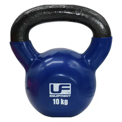 10KG Cast Iron Kettlebell - Podwer Coated & Dipped - Kettle Bell Metal Swing