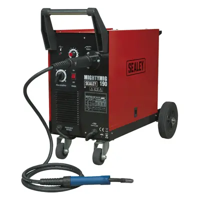 190A Gas / No-Gas MIG Welder with Euro Torch - 2m Earth Cable - 230V Supply