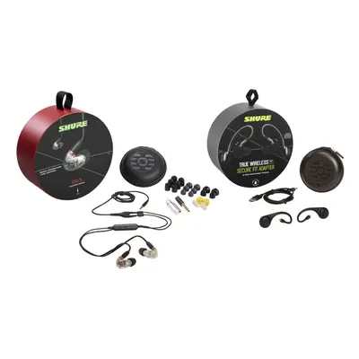 (Clear, Bluetooth) Shure AONIC True Wireless Earphone Bundle