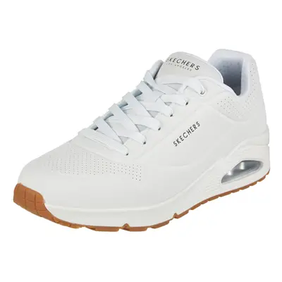 Skechers Womens Low-Top Trainers, White White Durabuck Trim Wht