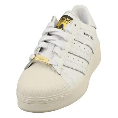 (4.5) adidas Superstar Xlg Unisex Classic Trainers in White