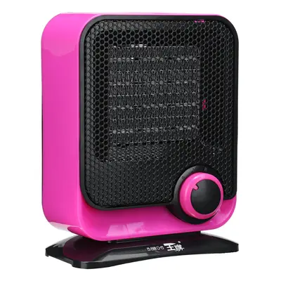 (Pink) 220V 1500W Electric Fan Heater Low-noise Adjustable Temperature Controller Color to Choos