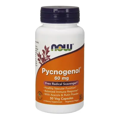 NOW Foods Pycnogenol, 60mg with Acerola & Rutin Powder - vcaps