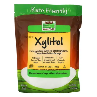 Now Foods, Real Food, Xylitol, 2.5 lbs (1134 g)