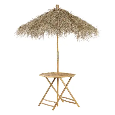 Bamboo Garden Bistro Table with Parasol MOLISE